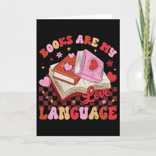 Carte Les livres sont mon langage de l'amour Lectrice am