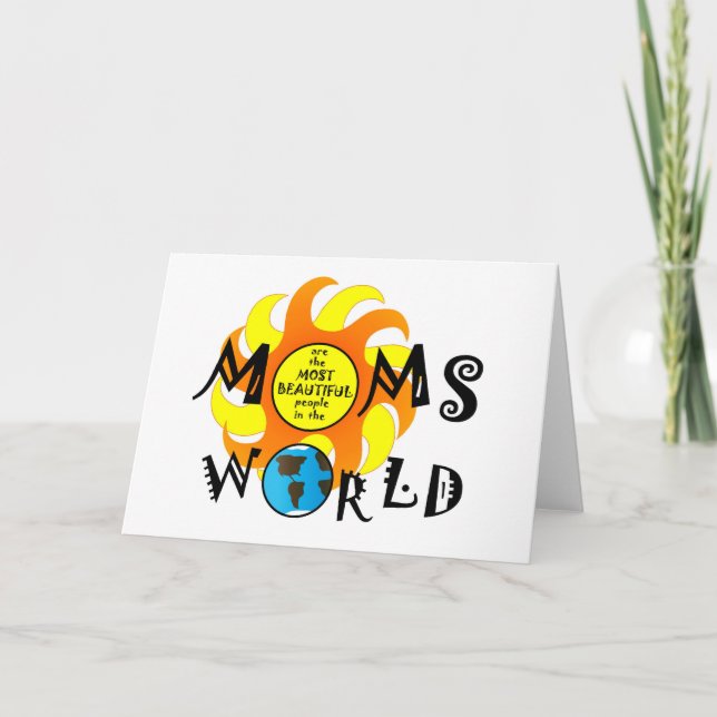 Carte Les mamans sont belles (Devant)