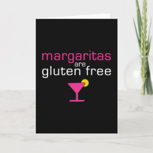 Carte Les margaritas sont gluten libre