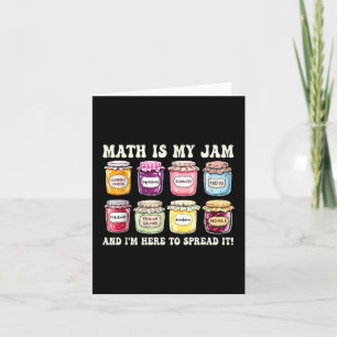 Carte Les Maths, C'Est Ma Jambe Et Je Suis Ici Pour La R