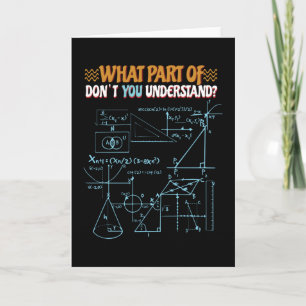 Carte Les maths ne sont pas seulement pour les étudiants