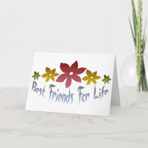 Carte Les meilleurs amis pour la vie