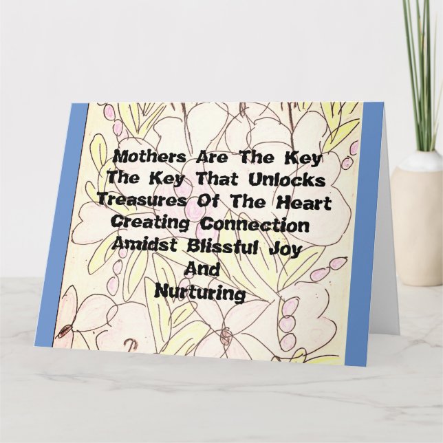Carte Les Mères Sont La Clé (Devant)