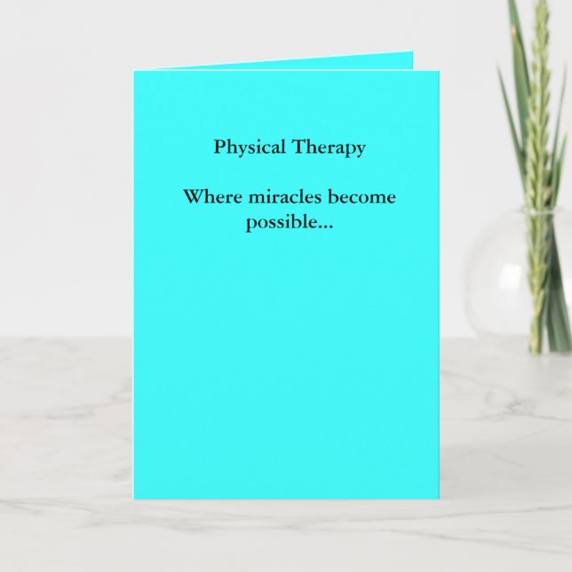 Carte Les miracles physiques de TherapyWhere deviennent (Devant)