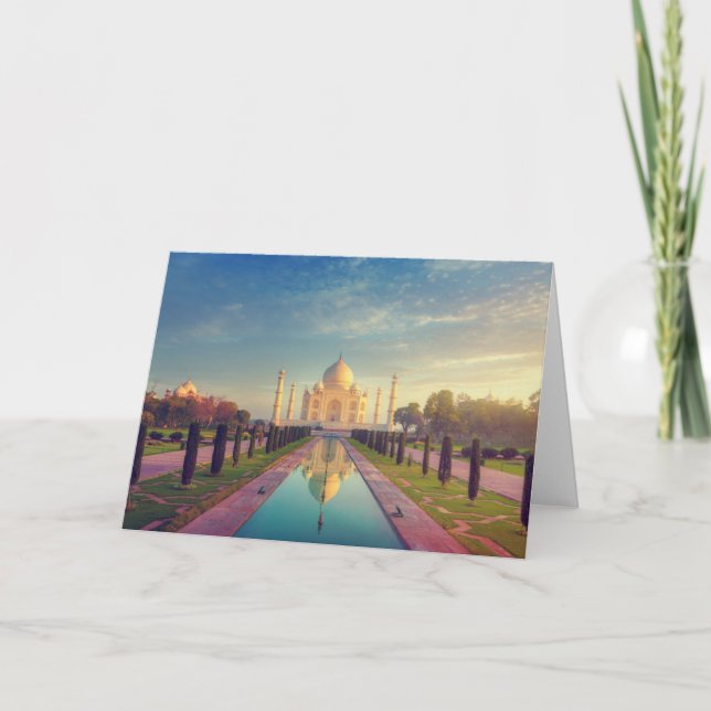 Carte Les monuments | Couleurs du Taj Mahal (Devant)