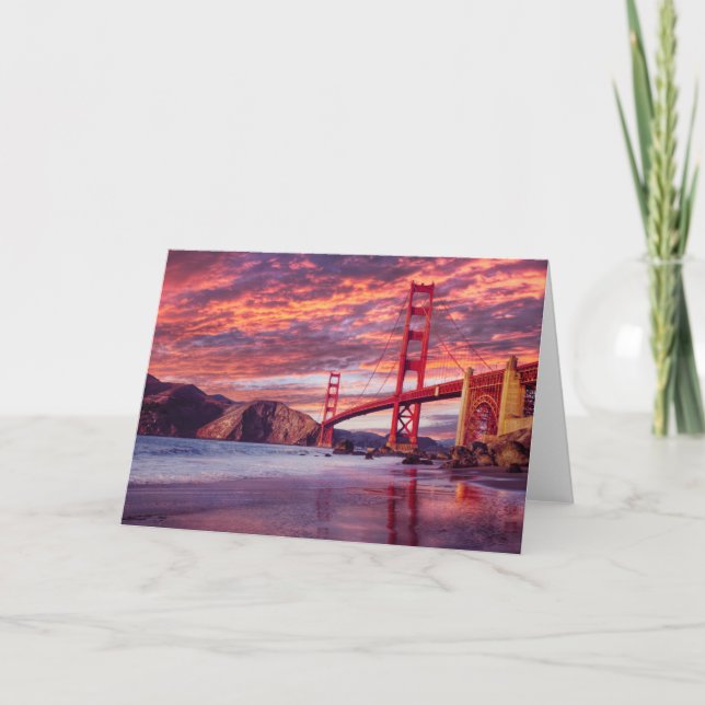 Carte Les monuments | The Golden Gate San Francisco, CA (Devant)