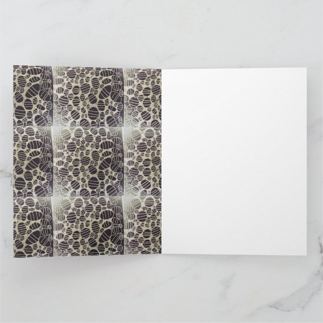 Carte les motifs blancs du yaei noir changeront votre vi (Intérieur)