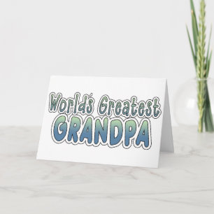 Carte Les mots du grand-père le plus grand du monde