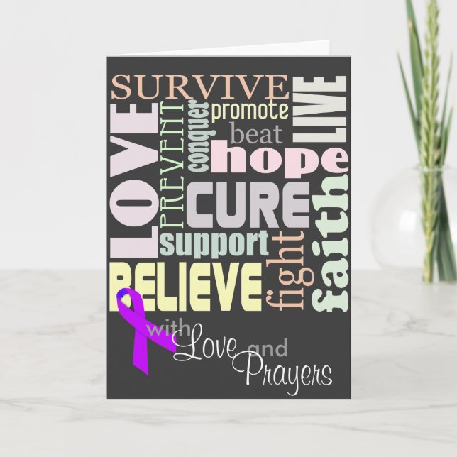 Carte Les mots inspirés d'Alzheimer (Devant)