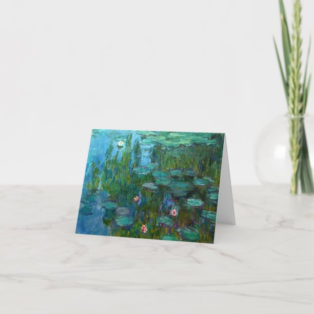 Carte Les nymphéas de Claude Monet (Devant)