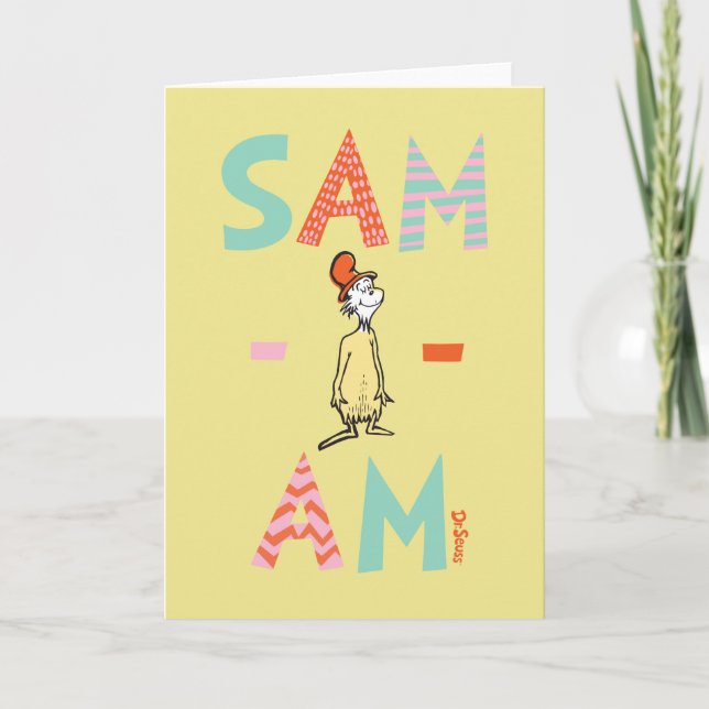 Carte Les œufs verts et le jambon | Sam-I-Am (Devant)