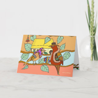 Carte Les oiseaux ukrainiens ont une nouvelle maison