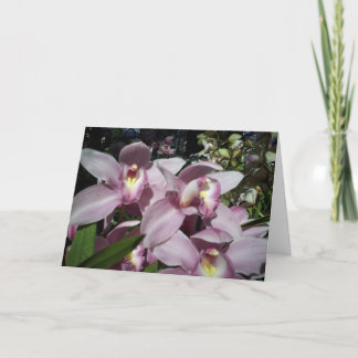 Carte Les orchidées pensent à vous