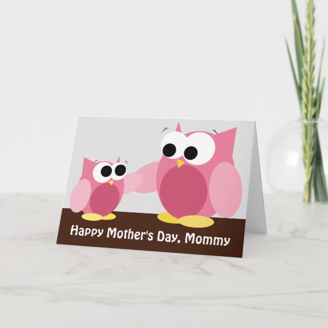 Carte Les Owls de Maman et Daughter (Devant)