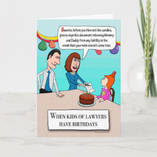 Carte Les Parents Amoureux Sont Avocats Anniversaire