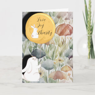 Carte Les pensées du petit lapin