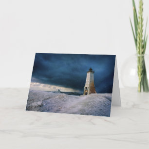 Carte Les phares   Frankfort Lighthouse Lake Michigan