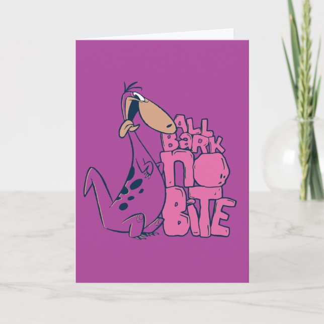 Carte Les Pierrafeu | Dino - Tout l'écorce sans morsure (Devant)