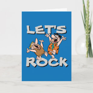 Carte Les Pierrafeu   Fred & Barney - Let's Rock