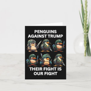 Carte Les Pingouins En Colère Contre Trump Leur Combat E