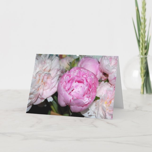 Carte Les pivoines (Devant)