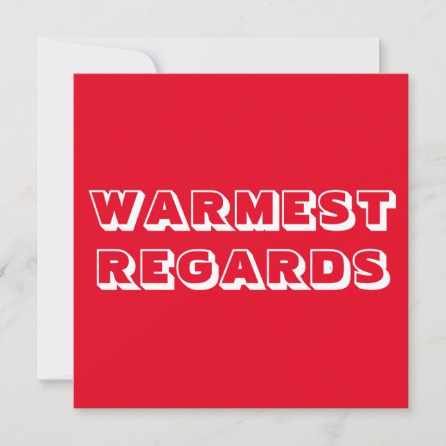 Carte Les plus chauds Regards chauds Regards rouge blanc (Devant)