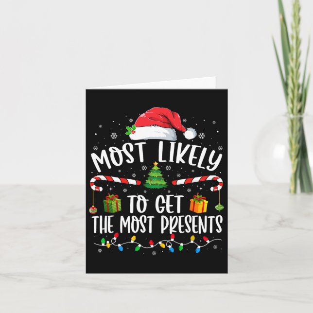 Carte Les Plus Probables Pour Obtenir Les Plus Presents  (Devant)