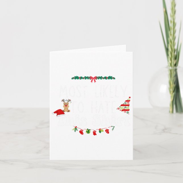 Carte Les Plus Susceptibles De Hainer Ce Xmas Correspond (Devant)