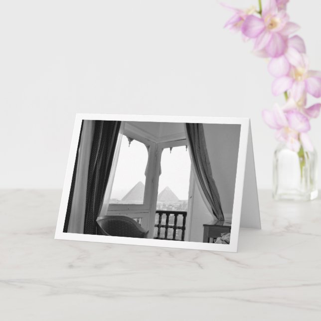 Carte Les Pyramides De Gizeh Depuis L'Hôtel Pyramisa (Orchidée)