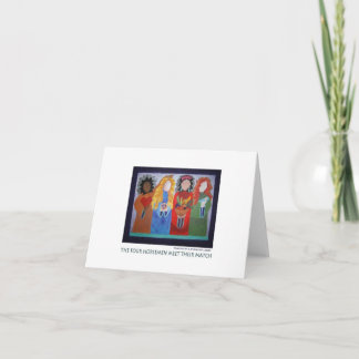 Carte Les quatre cavaliers rencontrent leur match