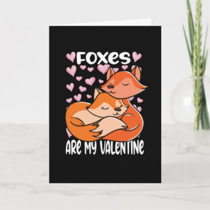 Carte Les renards de la Saint-Valentin sont ma Saint-Val