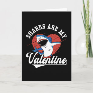 Carte Les Requins Sont Mon Valentin Plongée en Apnée Plo