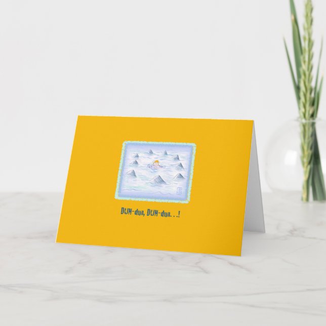 Carte Les requins ! sur Mango There pour vous saluer (Devant)