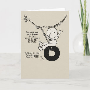 Carte Les rêves vous tiennent