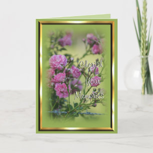Carte Les Roses à l'ancienne— personnaliser comme souhai