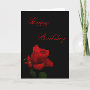 Carte Les roses sont à nouveau rouges Anniversaire