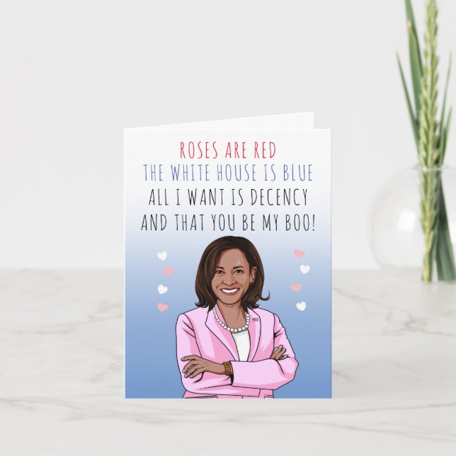 Carte Les roses sont rouges La Maison Blanche est bleue  (Devant)