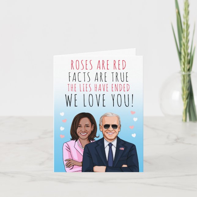 Carte Les roses sont rouges, les faits sont vrais Saint- (Devant)