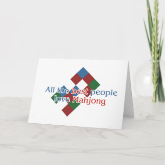 Carte Les salutations de l'amant de Mahjong