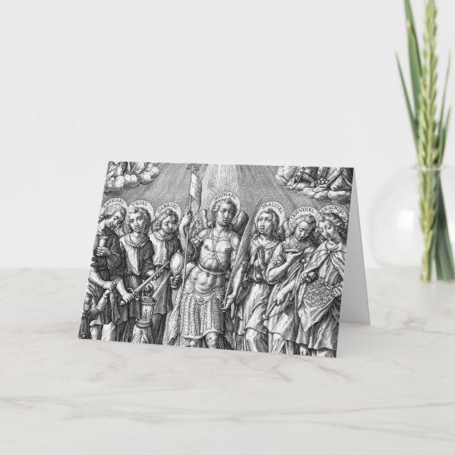 Carte Les Sept Archanges (M 034; Gravure) (Devant)