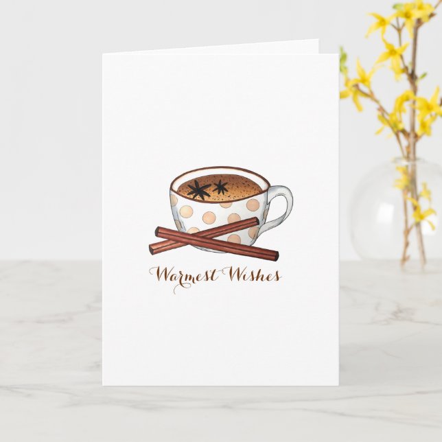 Carte Les souhaits les plus chauds Masala Chai Indian Sp (Fleur jaune)