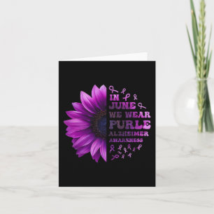 Carte Les souvenirs comptent Alzheimer Violet Alzheimer