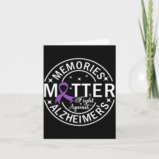Carte Les souvenirs luttent contre Alzheimer  (Devant)