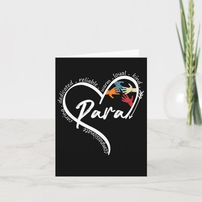 Carte Les Tee - shirts Graphiques Paraprofessionnels Rev (Devant)