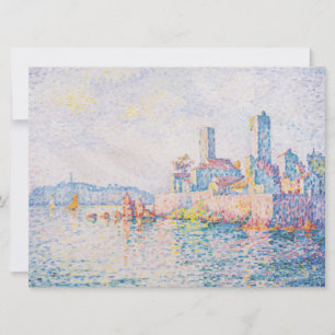 Carte Les Tours d'Antibes (par Paul Signac)