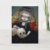 "Les Vampires: Les Crânes" Greeting Card