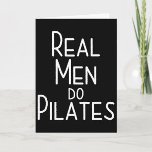 Carte Les vrais hommes font du Pilates