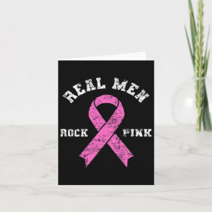 Carte Les vrais Hommes Rock Rose - Lutter contre le canc