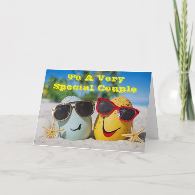 CARTE L'ESPOIR QUE LE MARIAGE EST TOUT CE QU'IL EST COUP (Devant)