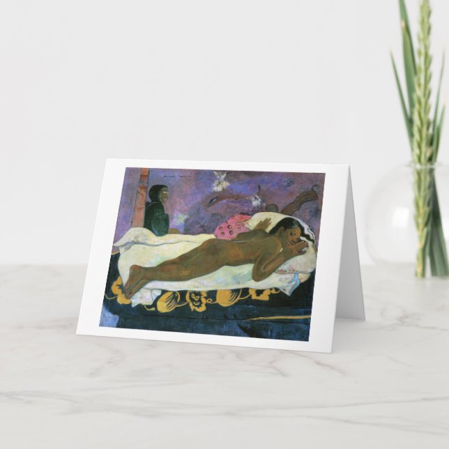 Carte L'Esprit de la morte veillant, Gauguin (Devant)